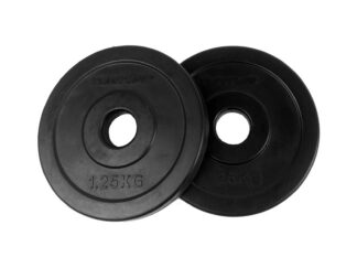 Raskuskettad TUNTURI Rubber Plates, 30 mm, 1,25 kg (paar)