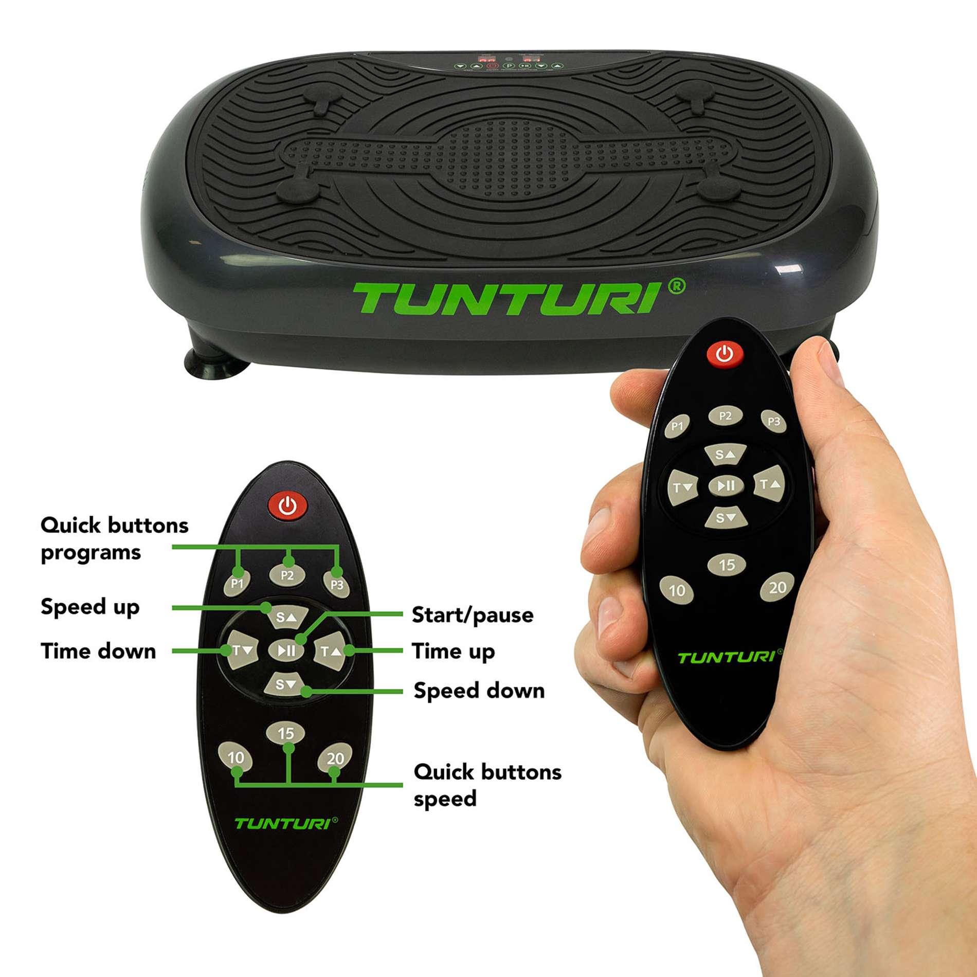 Vibratsiooniplaat TUNTURI Cardio Fit V10 - Image 4