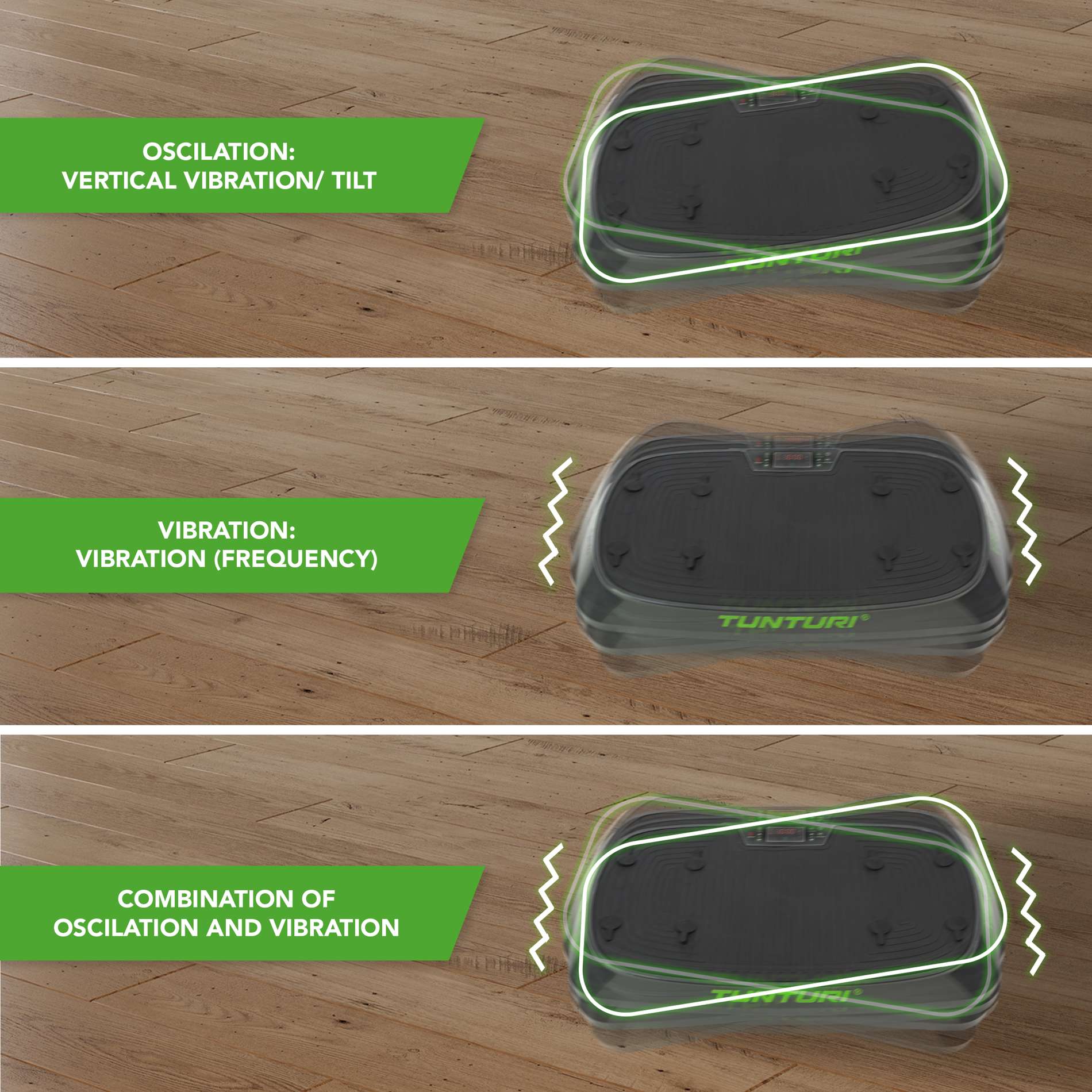 Vibratsiooniplaat TUNTURI Cardio Fit V20 - Image 5