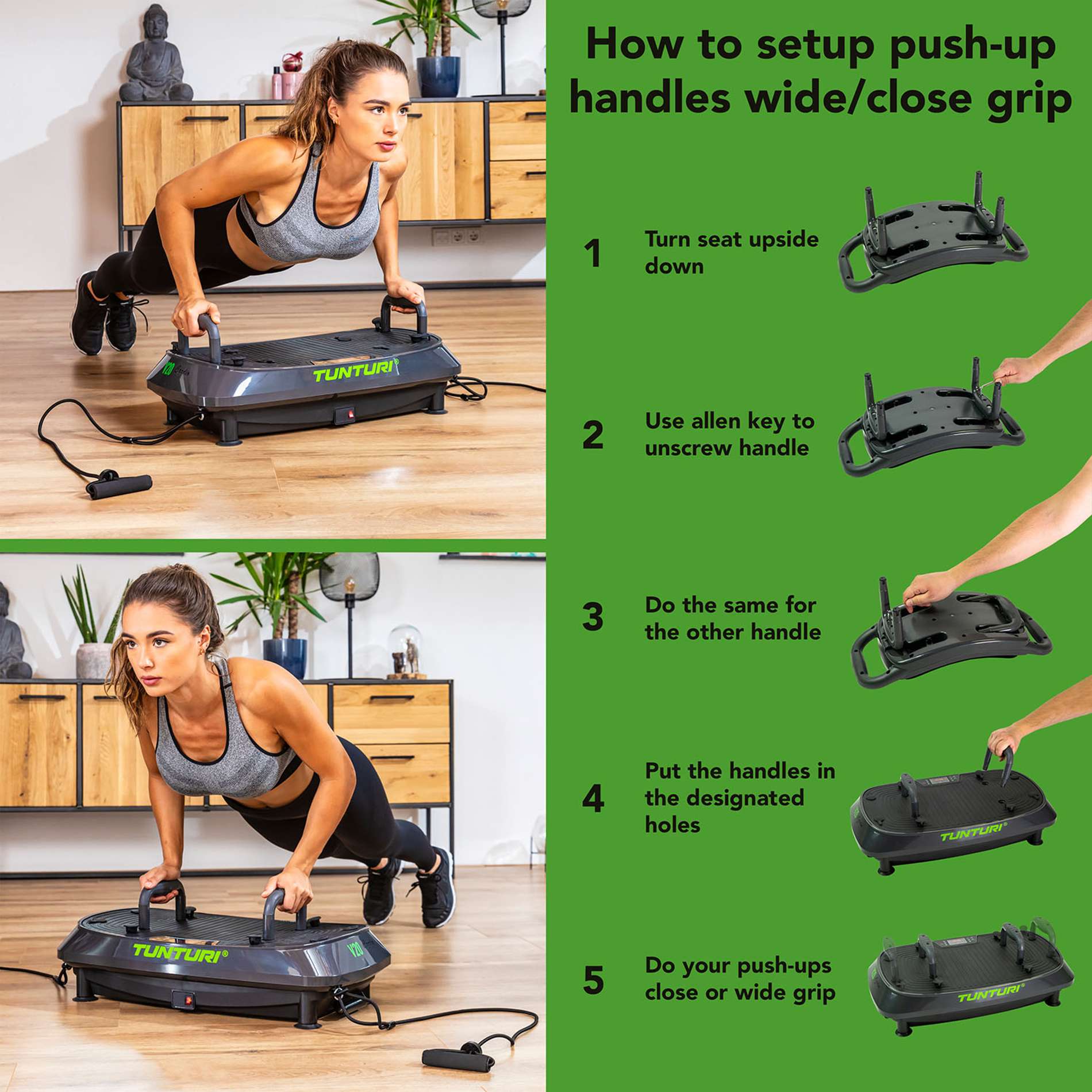 Vibratsiooniplaat TUNTURI Cardio Fit V20 - Image 8