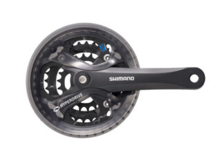 Vändad SHIMANO Crankset 8­Speed Black FC­M361 42/32/22T 175mm