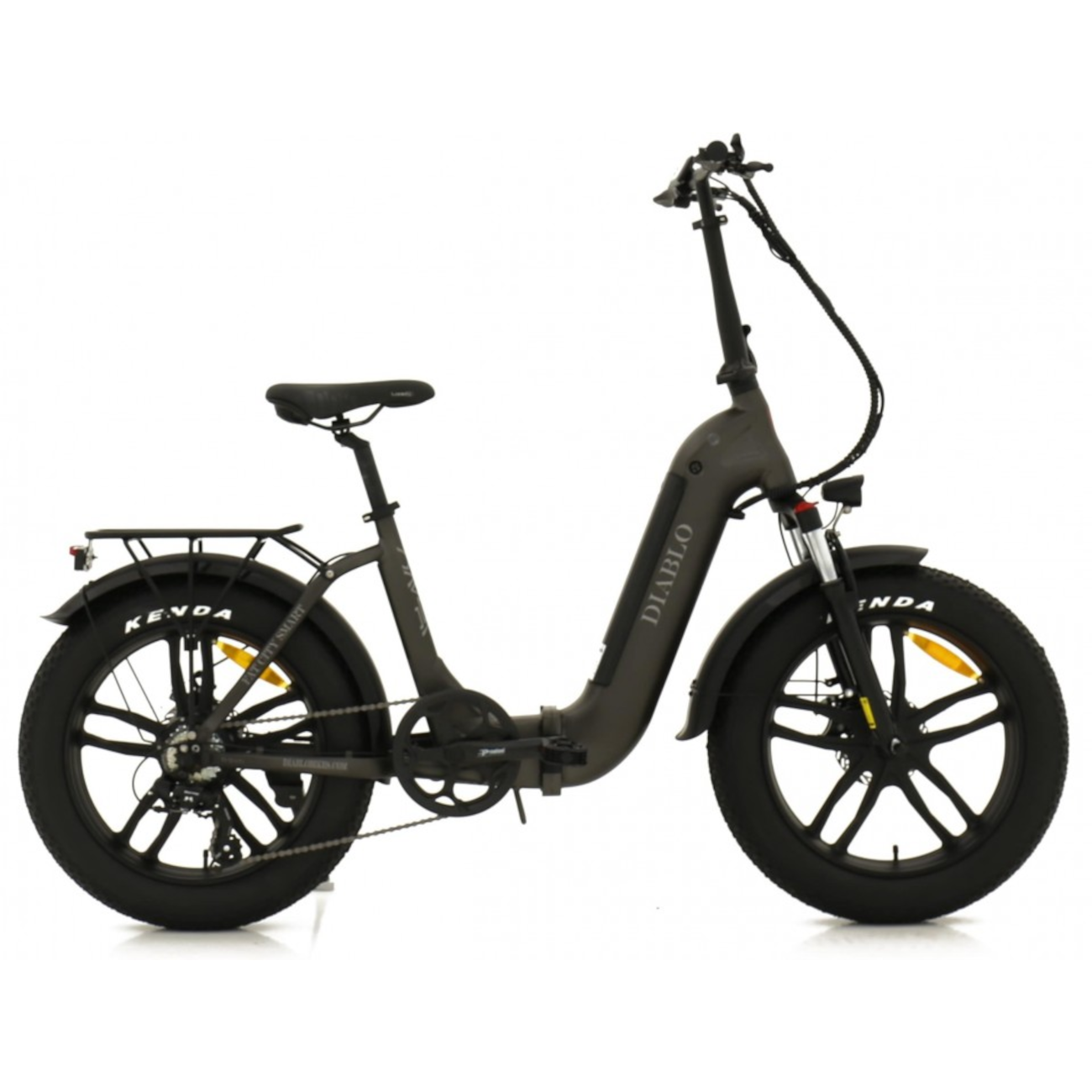 Kokkupandav elektrijalgratas DIABLO Fat City Smart, antratsiit