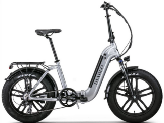 Kokkupandav elektrijalgratas DIABLO Fat City Smart, hõbe