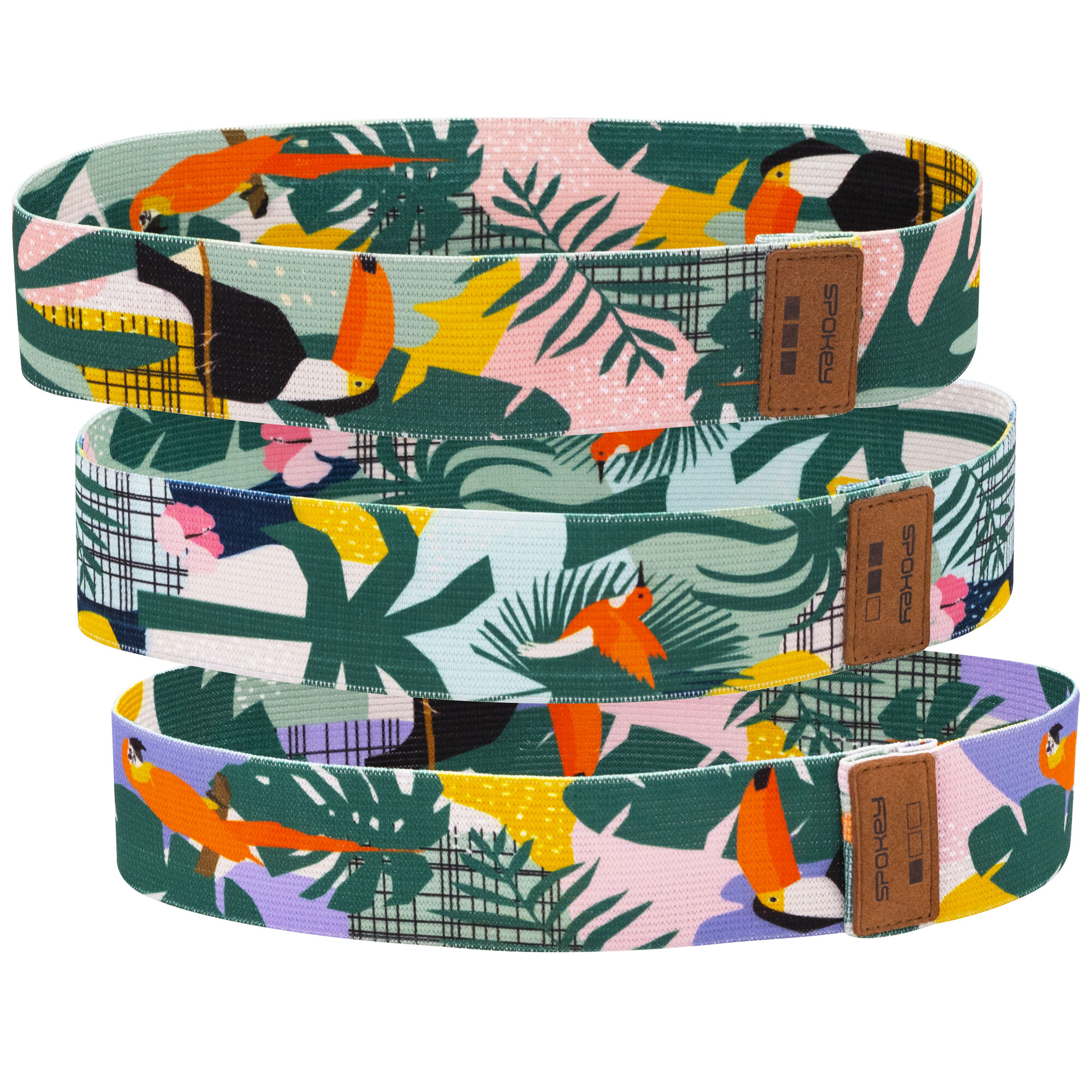 Võimlemiskummid SPOKEY Home Jungle Set 3 tk, kirju - Image 3