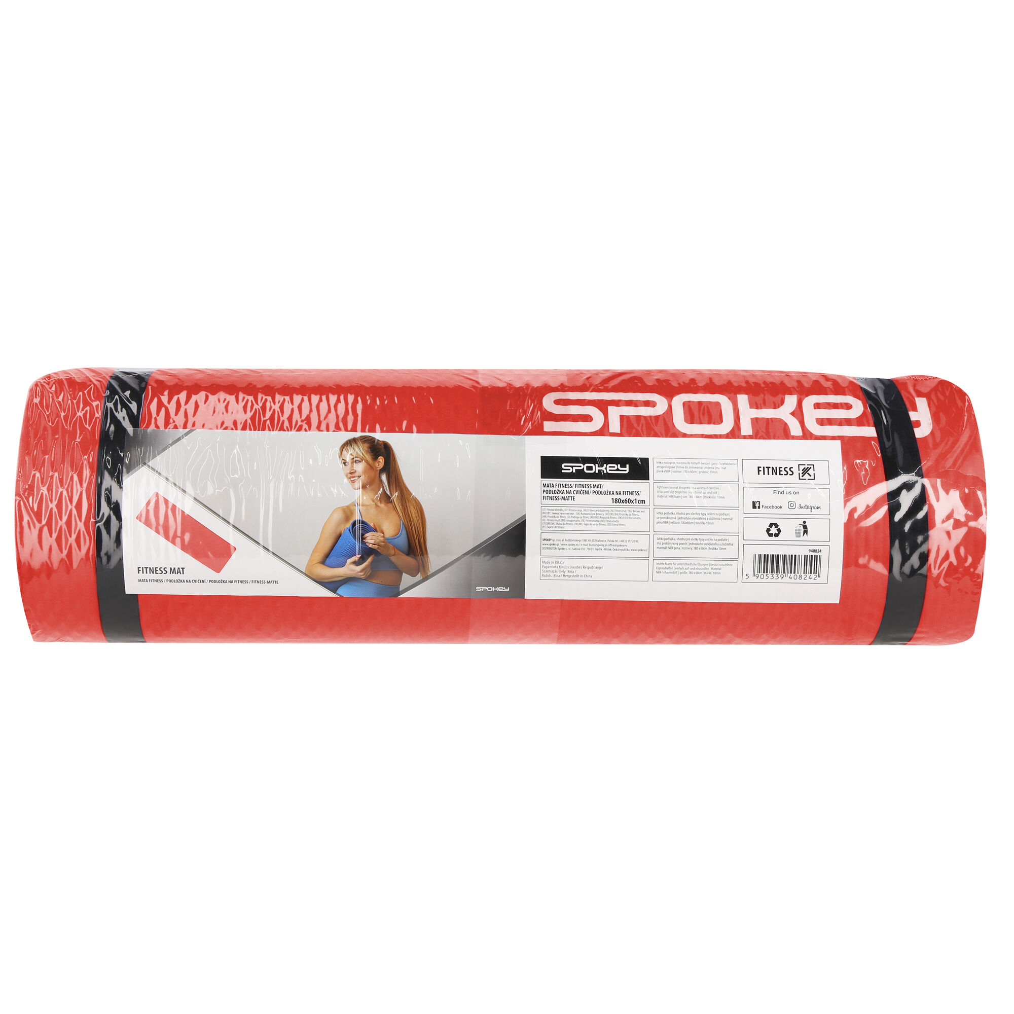 Võimlemismatt SPOKEY Fluffy, punane - Image 6