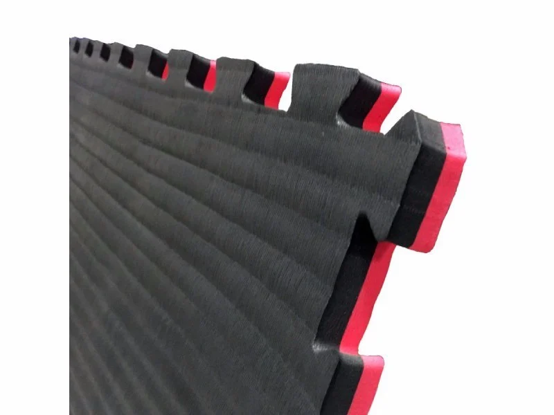 Võimlemismatt TUNTURI Karate Puzzle Mat, must-punane - Image 4