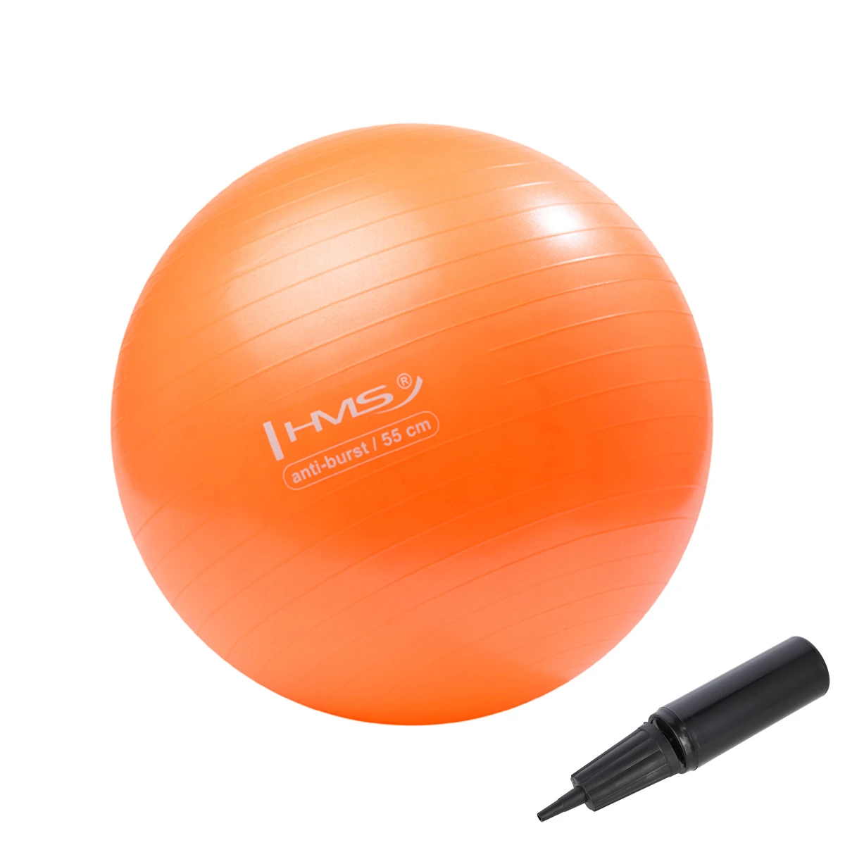 Võimlemispall HMS YB02N Gym Ball 55 cm, oranž
