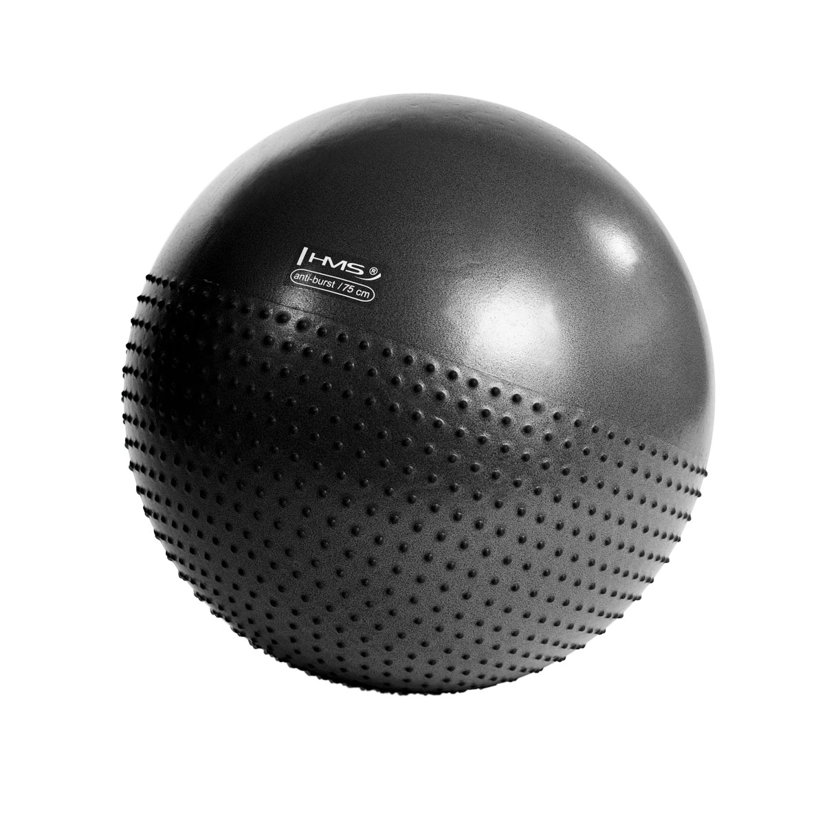 Võimlemispall HMS YB03N Gym Ball 75 cm, must - Image 2