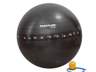 Võimlemispall TUNTURI Gymball 55cm anti-burst, must