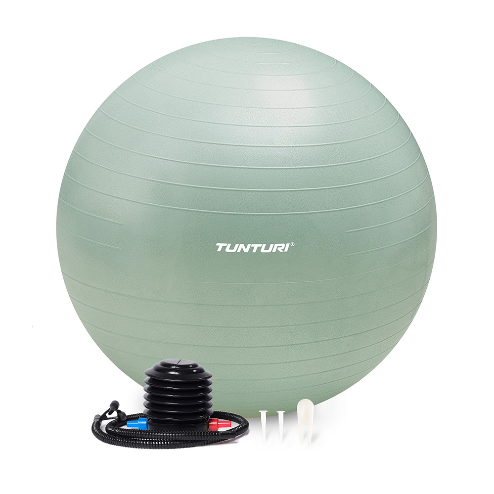 Võimlemispall TUNTURI Gymball 65 cm Mint, Anti Burst, roheline