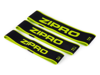 Võimlemiskummide komplekt ZIPRO Mini Band 3tk, must-roheline