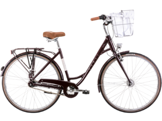 Jalgratas ROMET Pop Art Lux, esikorviga, tumepunane (L)