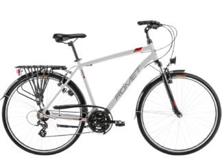 Jalgratas ROMET Wagant, hall-punane (L)