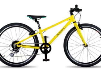 Ülikerge laste jalgratas Beany Zero 24, 8-12a, 24 tolli (kollane)