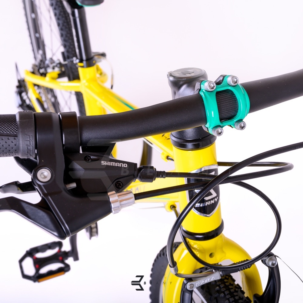 Ülikerge laste jalgratas Beany Zero 24, 8-12a, 24 tolli (kollane) - Image 2