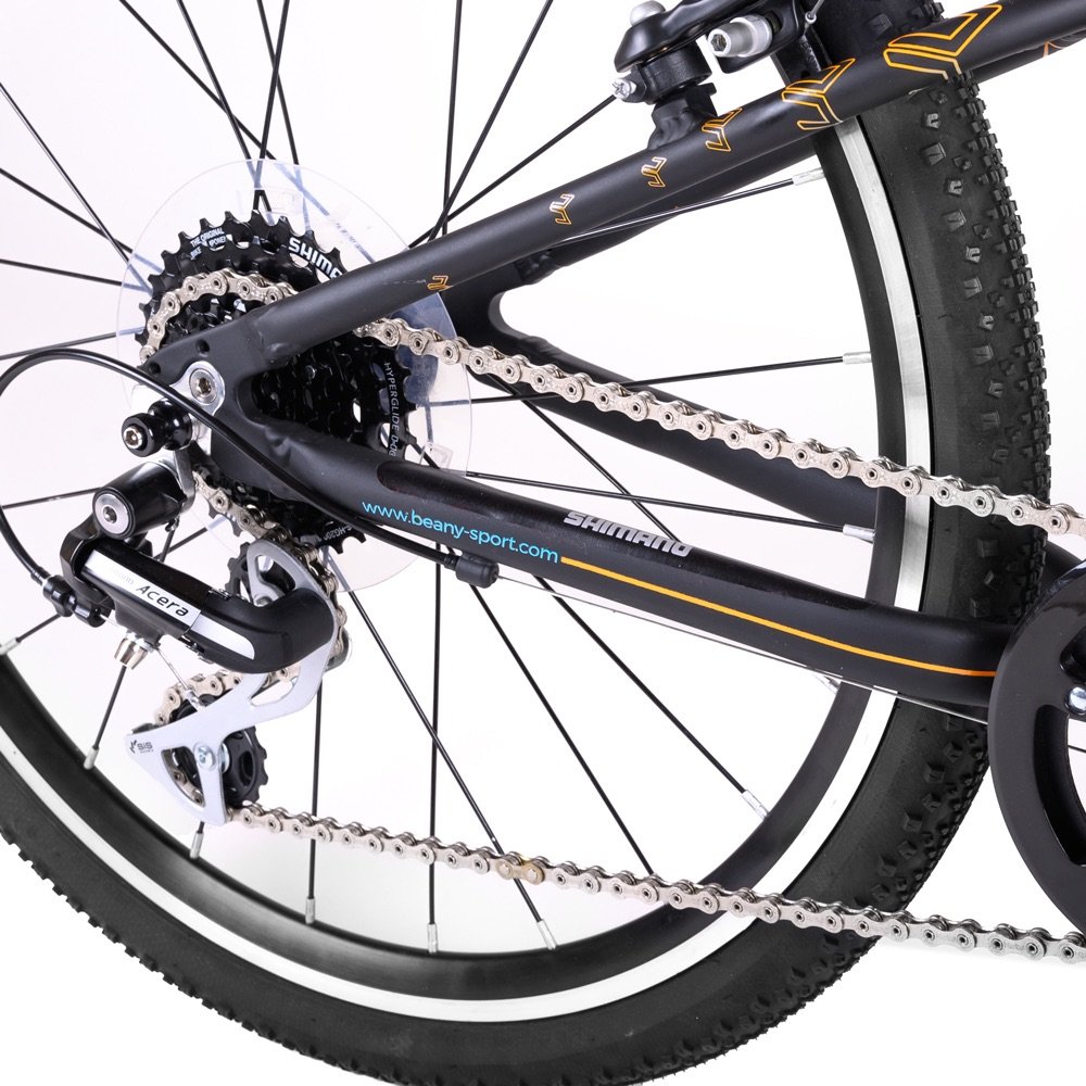 Ülikerge laste jalgratas Beany Zero 24, 8-12a, 24 tolli (must) - Image 3