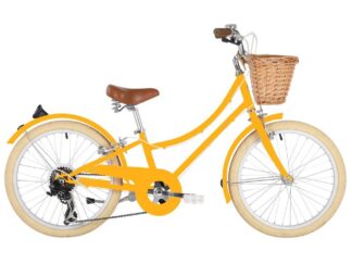 Tüdrukute jalgratas Bobbin Gingersnap 5-9 a, 20-tolline, kollane