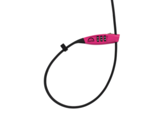 Kaabliside-lukk SQUIRE Straplok Combi 10, koodiga, roosa