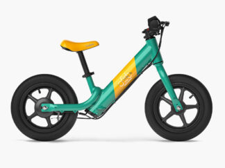 Elektriline jooksuratas FIIDO Kidz, roheline-kollane