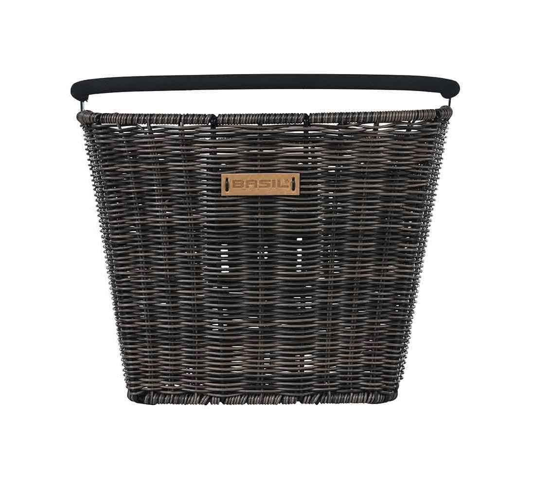 Jalgratta esikorv Basil Bremen Rattan Look KF, eemaldatav