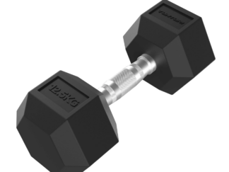 Hantel TUNTURI Platinum Hex Rubber Dumbbell, 12,5kg
