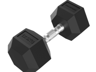 Hantel TUNTURI Platinum Hex Rubber Dumbbell, 17,5kg