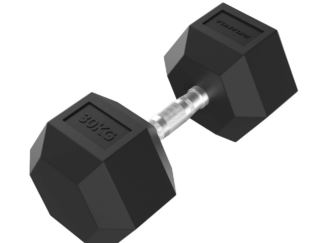 Hantel TUNTURI Platinum Hex Rubber Dumbbell, 30kg