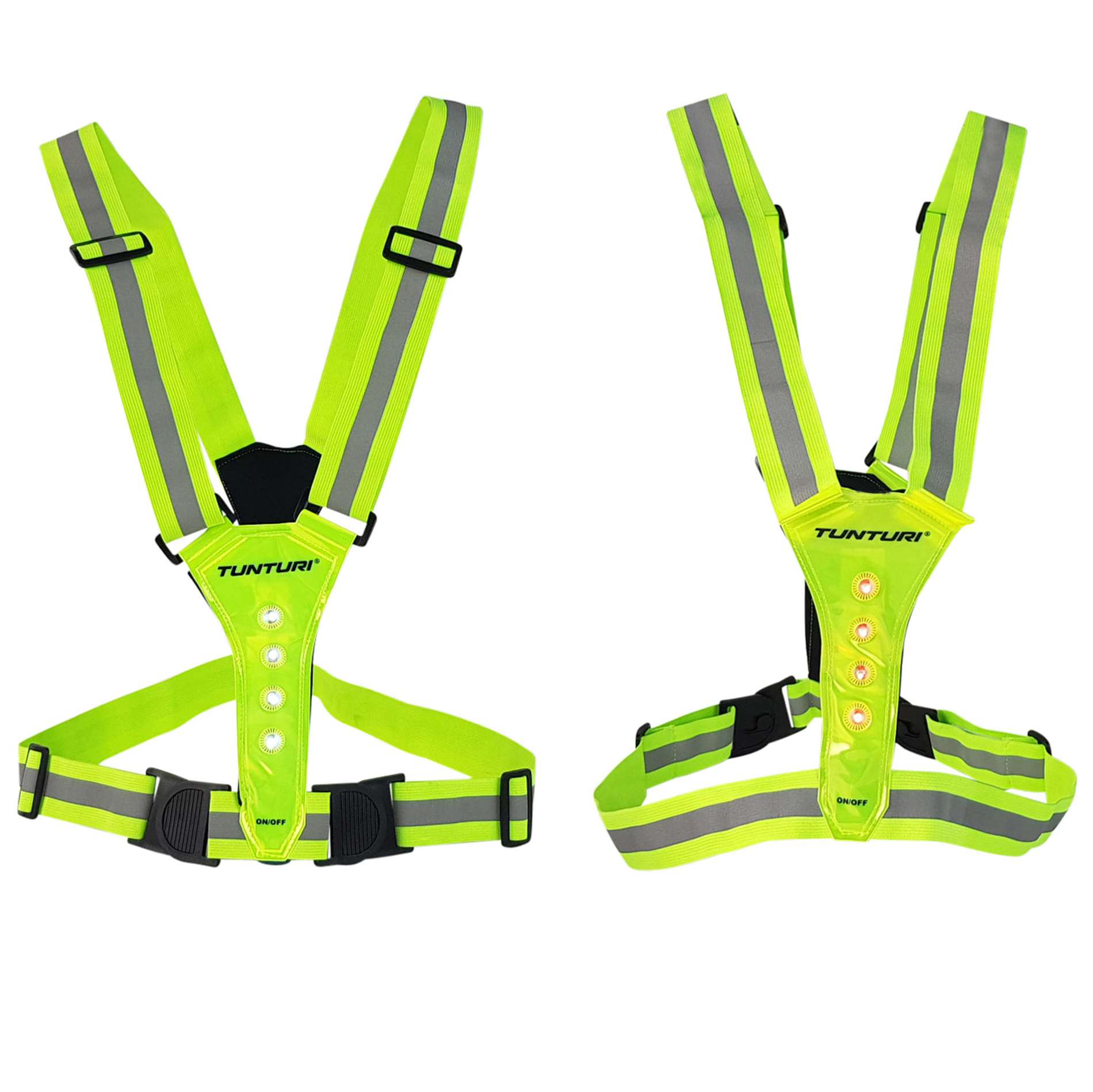 Helkurvest, jooksuvest Tunturi X-shape LED Belt - Image 2