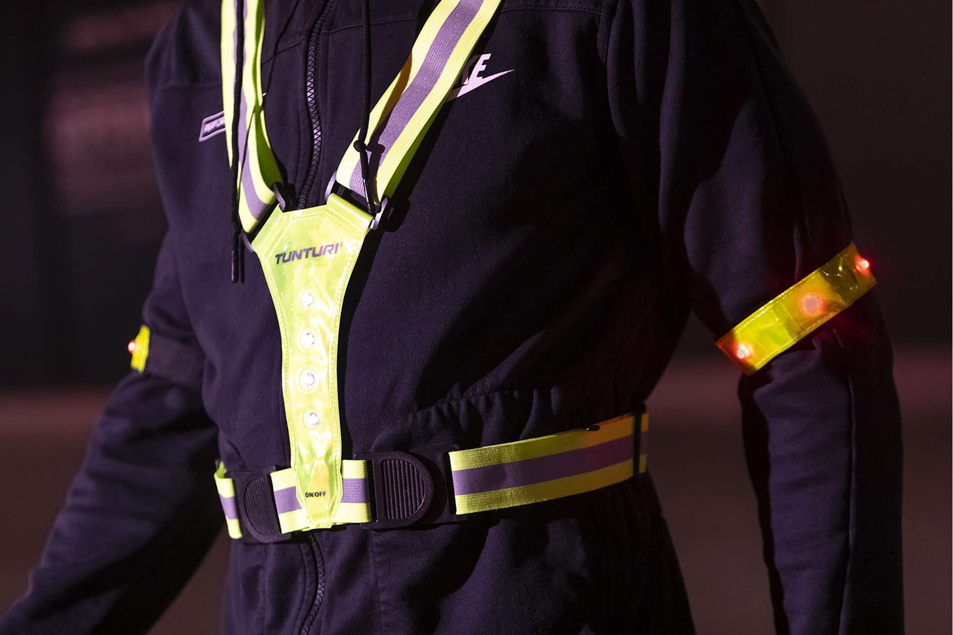 Helkurvest, jooksuvest Tunturi X-shape LED Belt - Image 7