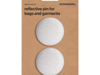 Helkur BOOKMAN Reflective Pin, ümmargune, must