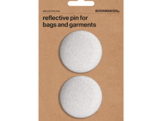 Helkur BOOKMAN Reflective Pin, ümmargune, hõbe