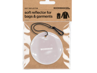 Helkur BOOKMAN Soft Reflector, ümmargune, valge