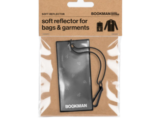 Helkur BOOKMAN Soft Reflector, kandiline, must