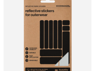Helkurkleepsud BOOKMAN Reflective Fabric Stickers, Silver Strips