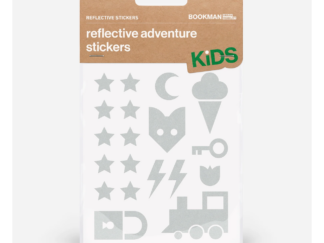 Helkurkleepsud lastele BOOKMAN Reflective Adventure Stickers, White