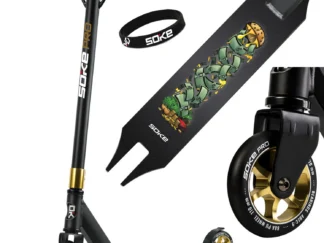 Trikitõukeratas SOKE PRO must-kuldne