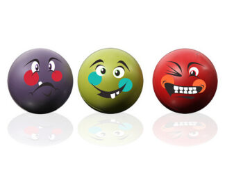 Stressipall  GYMSTICK Anti-Stress, eri tugevus 3tk