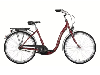Eriti madala raamiga jalgratas EXCELSIOR Pagoba ND, Wine Red