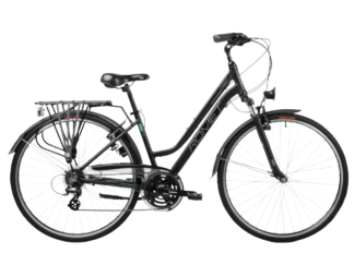 Jalgratas ROMET Gazela, must-roheline (M)