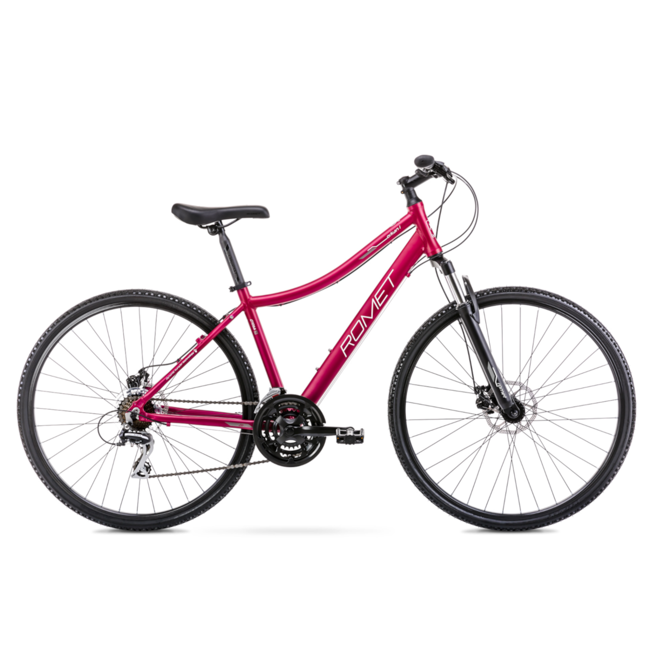Naiste jalgratas ROMET Orkan 1 D, roosa (M)