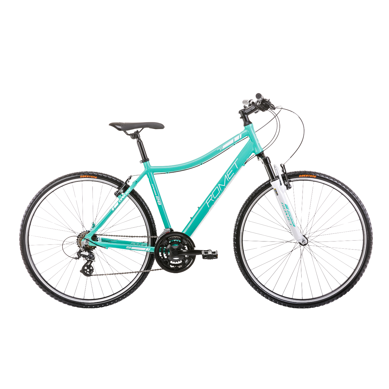 Naiste jalgratas ROMET Orkan D LTD, türkiis (L)