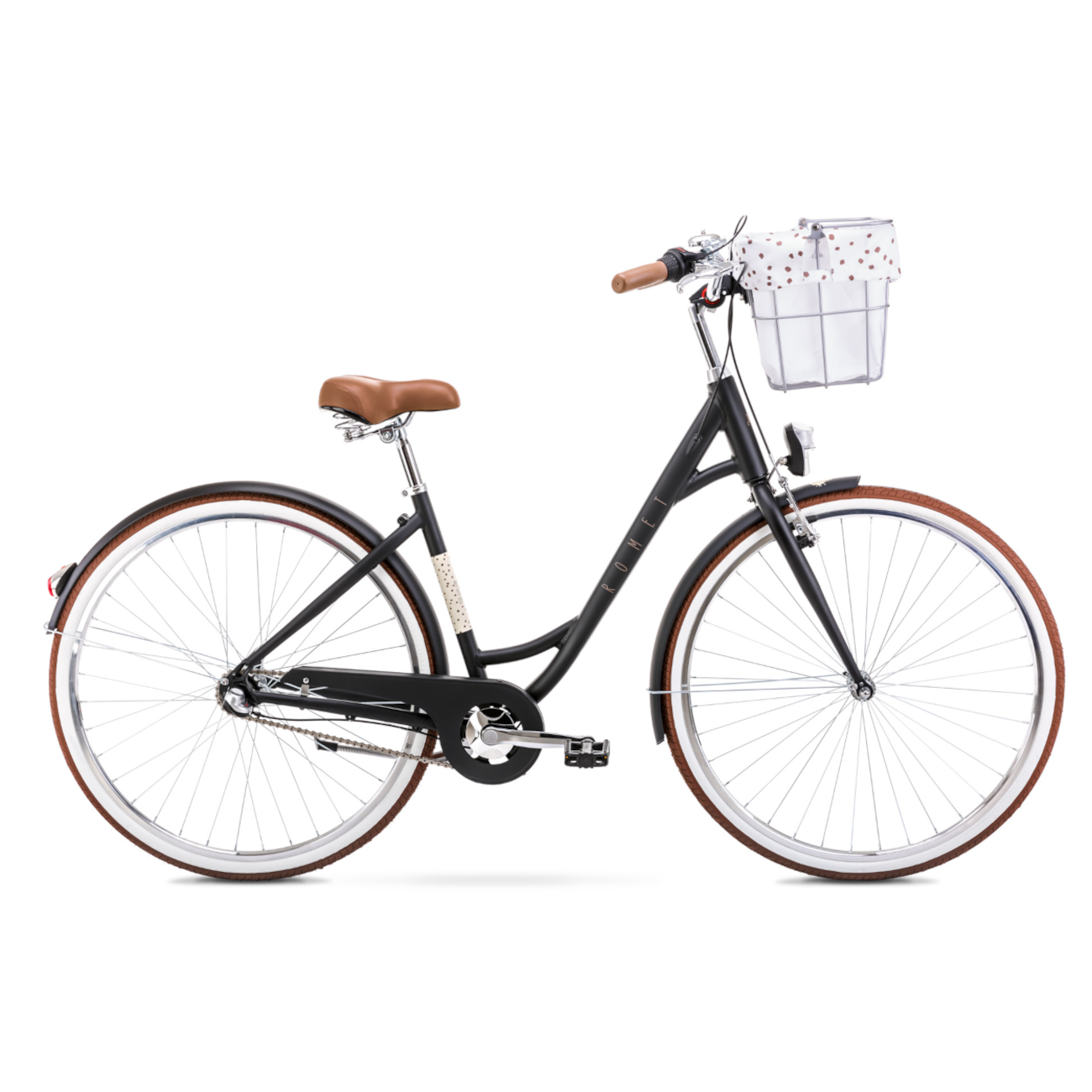 Jalgratas ROMET Pop Art Eco 26, esikorviga, must (M)