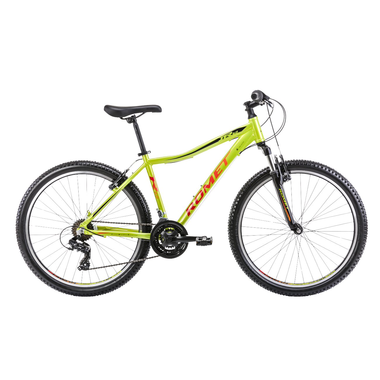 Noorte jalgratas ROMET Rambler R6.0 JR, 26" roheline-punane, 12-14 aastastele