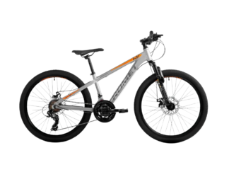 Laste jalgratas ROMET Rambler DIRT 24, hall-oranž