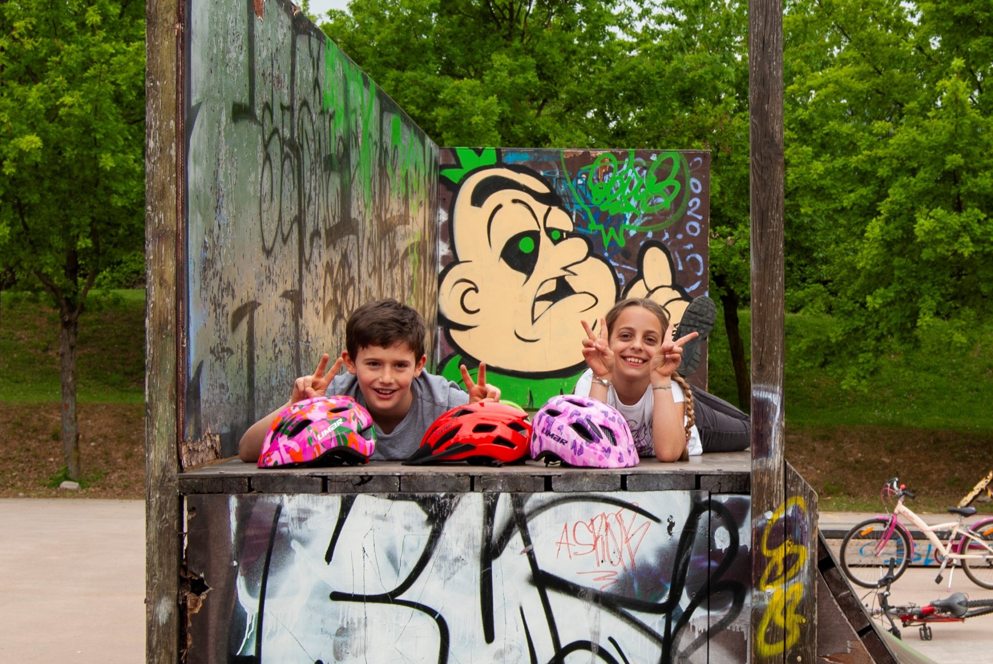 Lastekiiver LIMAR Kid Pro M, Turquoise Foliage - Image 4