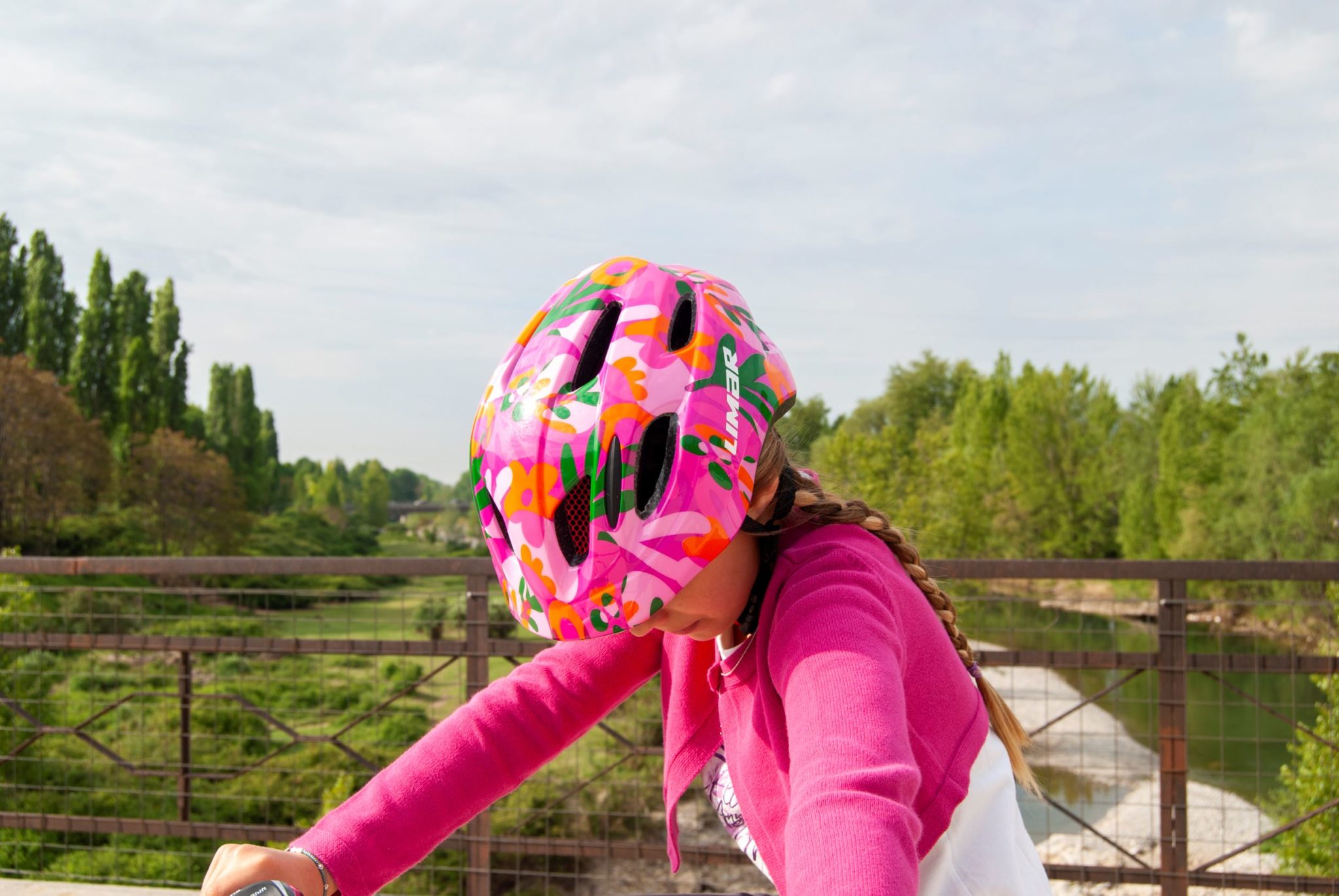 Lastekiiver LIMAR Kid Pro M, Pink Foliage - Image 6