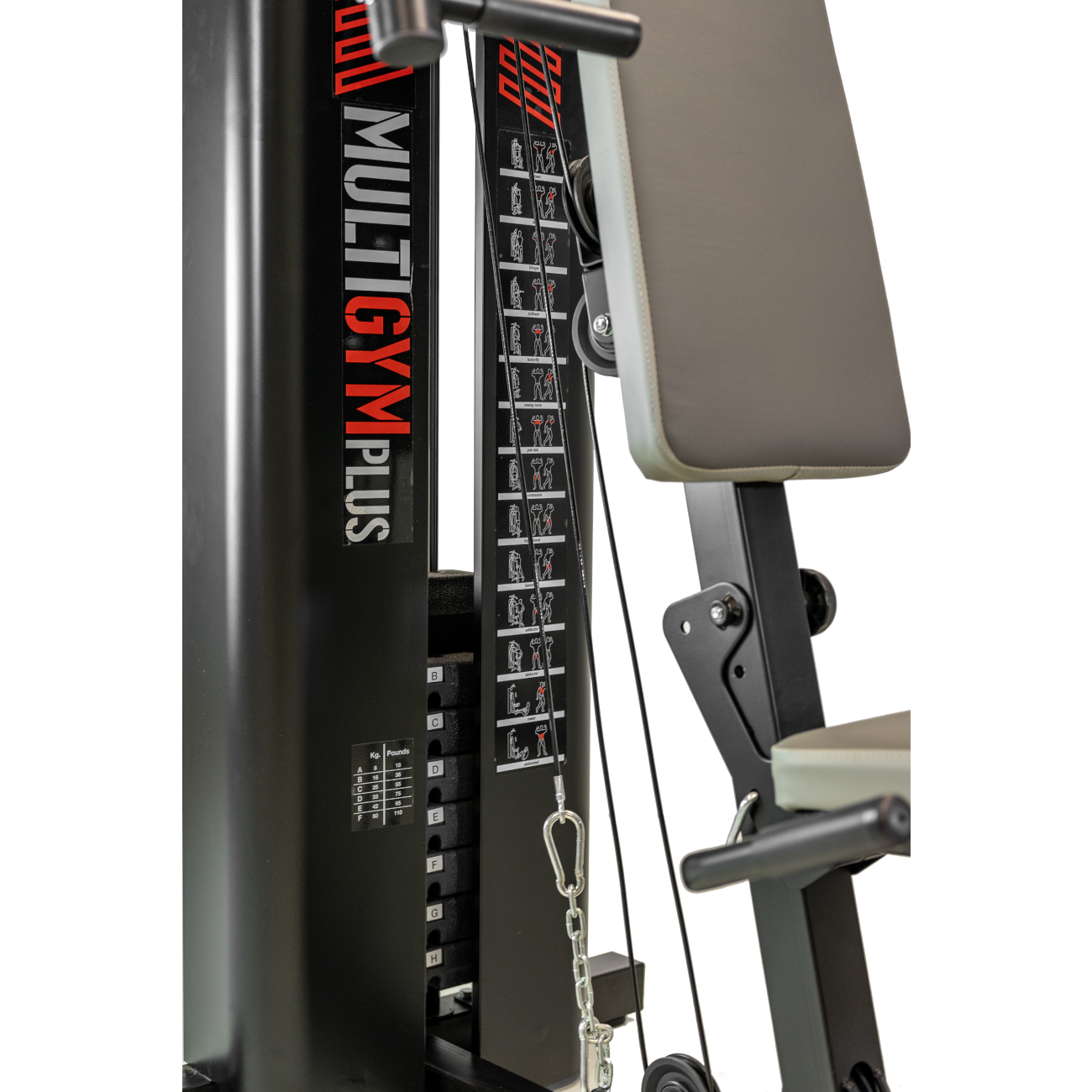 Jõujaam BH FITNESS Multigym Plus Black - Image 7