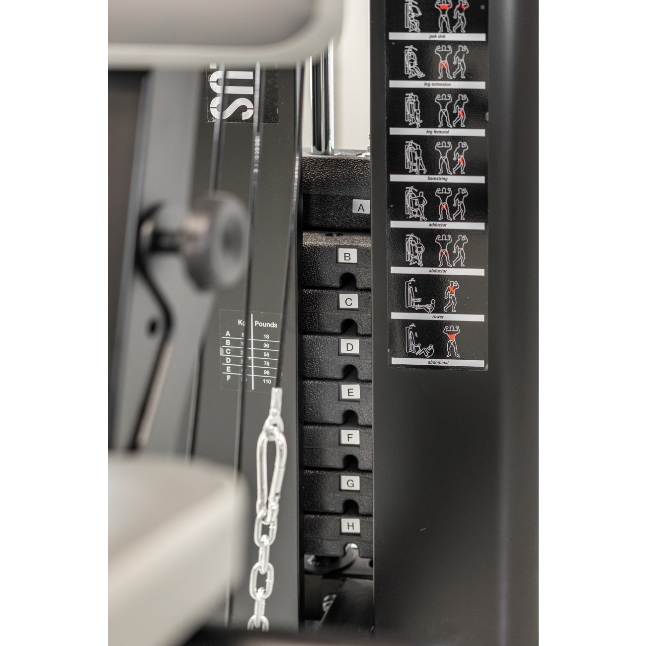 Jõujaam BH FITNESS Multigym Plus Black - Image 9