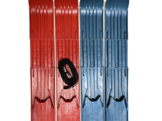 Suusad UNIPLAST Juunior, lastele rihmadega, 56 cm, mix