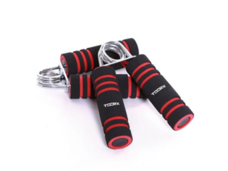 Käeekspanderid TOORX Handgrips with Soft Touch Handles, must-punane